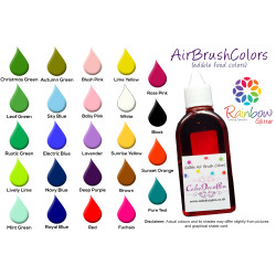 Pearl White | Matt Edible Colors | Air Brush Cake Decorating | 50 ML